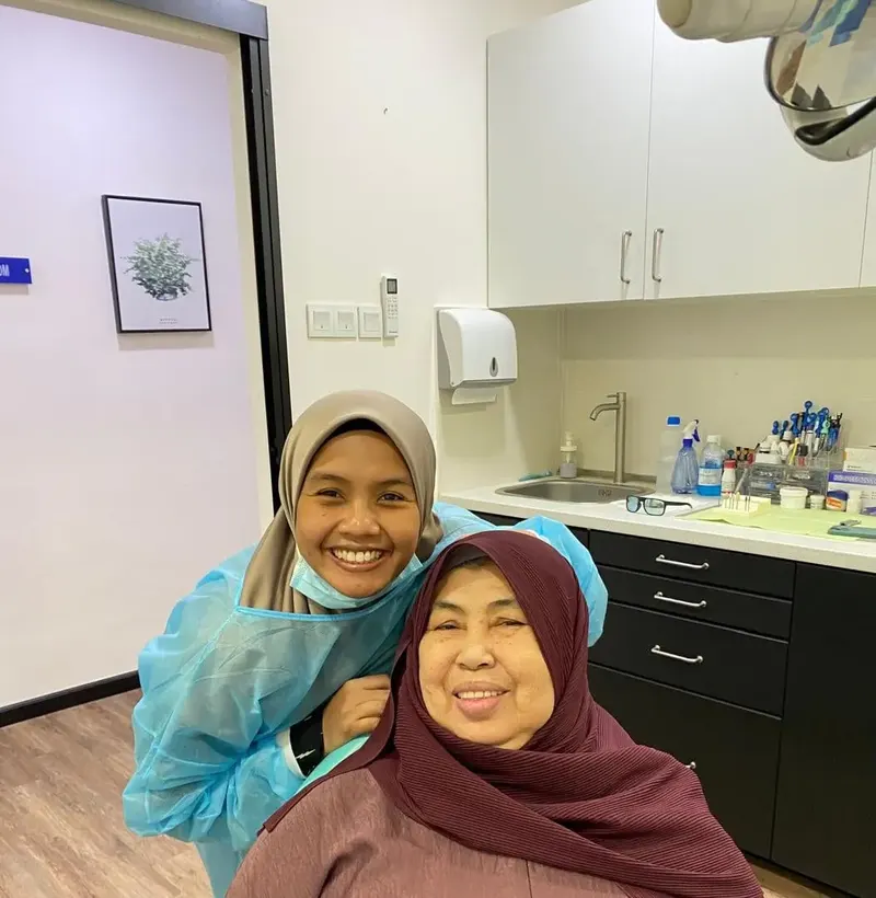 Happy patient at Mawarni Dental Clinic 8